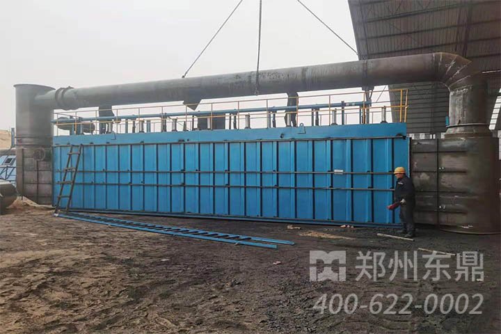 內蒙古鄂爾多斯北通煤業大型煤泥烘干設備安裝現場