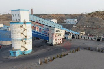 內蒙古煤泥烘干機現場